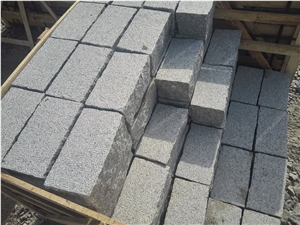White Granite Cube Paver,Patio,Pavement,Cobble Stone,Paving Stone
