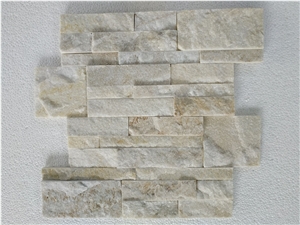 Beige Quartzite/Culture Stone/Wall Decor/Thin Stone Veneer/Ledge Stone
