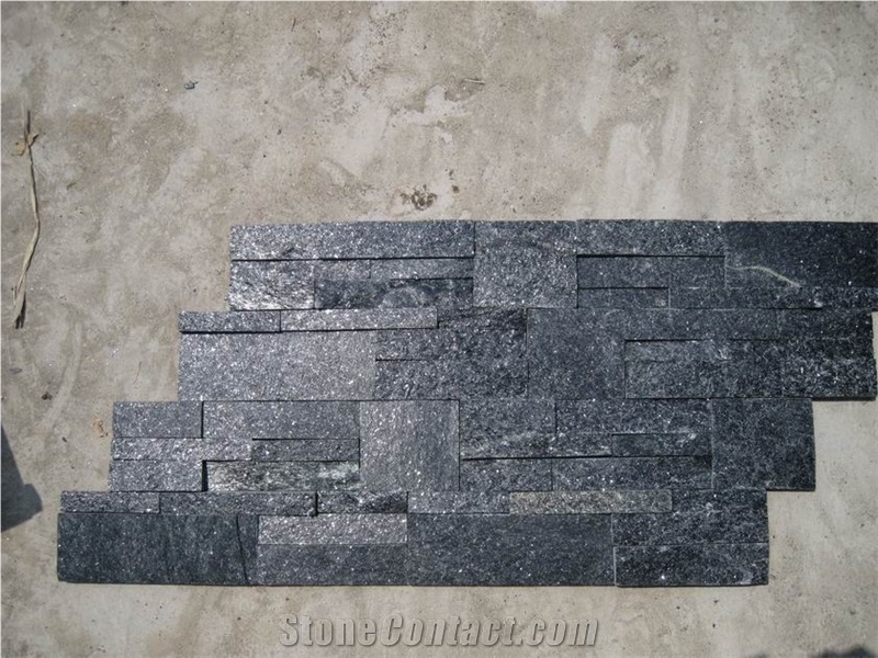 Black Quartzite/Feature Wall/Wall Cladding/Thin Stone Veneer/Ledge Stone