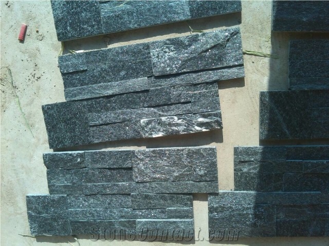 Black Quartzite/Feature Wall/Wall Cladding/Thin Stone Veneer/Ledge Stone