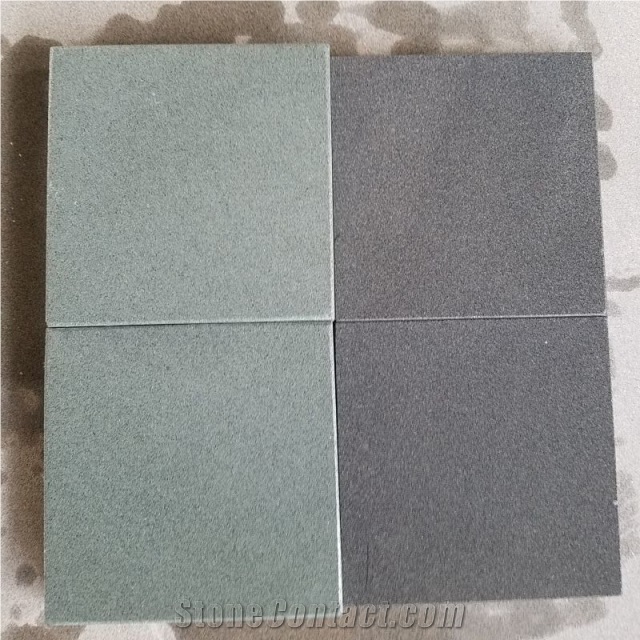 Black Sandstone Tile & Slab/Chinese Black Sandstone/River Black Sandstone, China Black Sandstone, Tiles , Slabs , Honed Surface