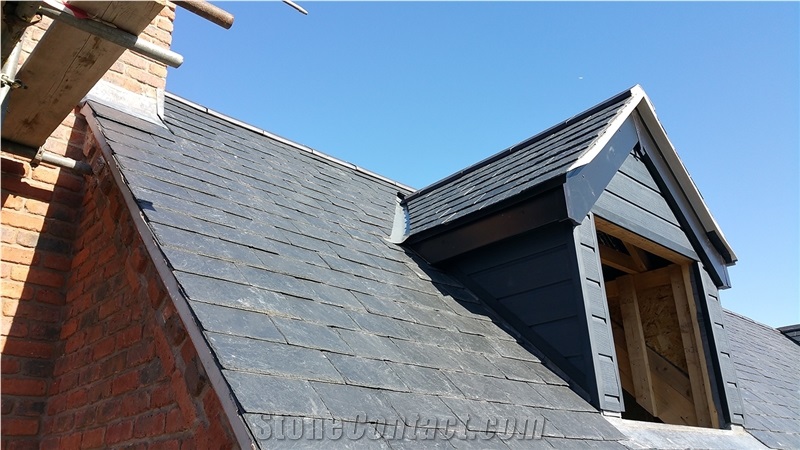 Black Slate Roofing Tiles, Rooft Tiles, Roof Coating and Covering, Tile Roof