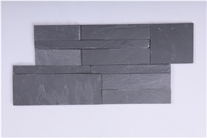 Cheap China Black Slate Cultured Stone for Wall Cladding Decor, Ledge/Loose Stone Feature Wall, Natural Building Stone Wall Decoration, Thin Stone Veneer