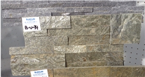 Green Quartzite/Wall Cladding/Wall Decor/Thin Stone Veneer/Culture Stone