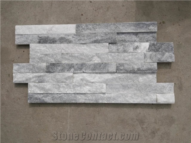 Grey White Ledge Stone ,Cloudy Grey Cultured Stone ,Wall Cladding,Marble Stone Wall Decor ,Split Face Culture Stone ,Cloudy Grey Wall Stone
