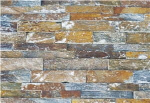 Rusty Quartzite,Multicolor Quartzite,Chinese Quartzite,Culture Stone,Wall Decor,Wall Cladding,Ledge Stone,Split Surface Stone Veneer