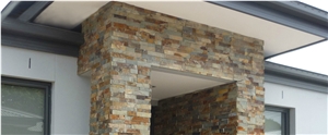 Rusty Slate/Ledge Stone/Wall Cadding/Wall Decor/Thin Stone Veneer