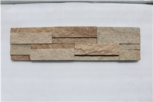 Yellow Wooden Sandstone/Ledge Stone/Culture Stone/Wall Cladding/Wall Decor