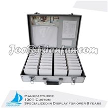 Display Rack Stone Display Suitcase