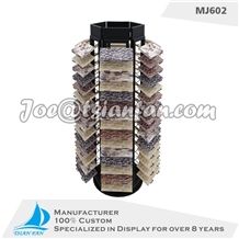 Metal Mosaic Display Rack Rotatable Display Stand