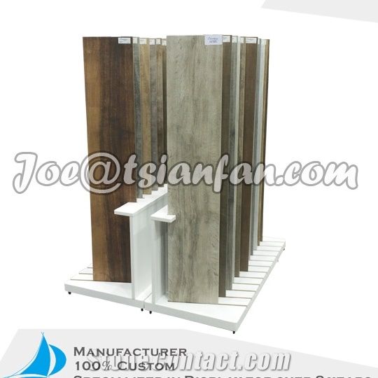 Wooden Floor Display Stand