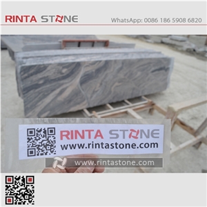 China Juparana Granite Slabs Tiles Step Stairs Riser Multicolour Granite Wave Sand Granite G261 Granite Juparana Grey Pink Granite Waves Pattern Granite