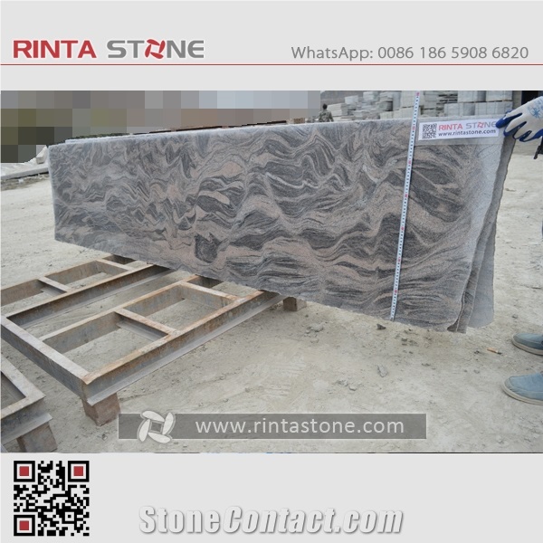 China Multicolour Granite Slabs Tiles, Juparana Granite Wave Sand Granite G261 Granite Juparana Grey Pink Granite Waves Pattern Granite