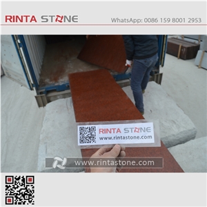 China Red Granite Dyed Red Chili Red Stone Painted Red Black Granite Chines Imperial Red Granite
