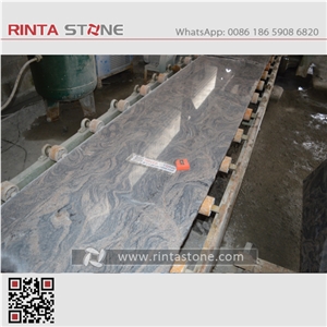 Juparana Granite China Multicolour Slabs Tiles Wave Sand Granite G261 Granite Juparana Grey Pink Granite Waves Pattern Granite