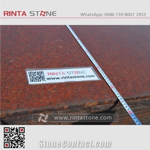 Painted Red Granite China Red Dyed Red Stone Chili Red Black Granite Chines Imperial Red Granite