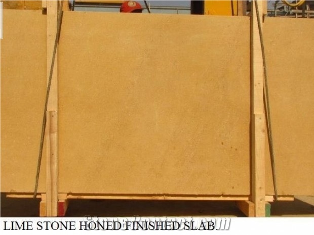 Golden Limestone, Pakistan Yellow Limestone Slabs & Tiles,