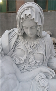 Jesus Statue Church Sculpture White Marble Statue