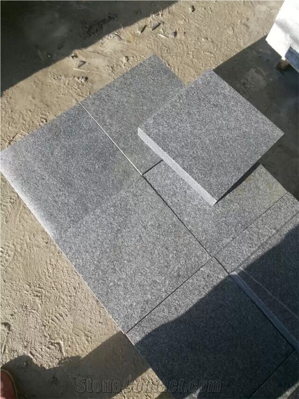 China Cheap Popular G603 Sesame White Granite Tiles, Natural Building Stone Outdoor Use