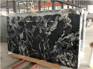 Fantasy Black Marble Wall Covering Tiles, Floor Covering Tiles, Work Tops, Wall Cladding