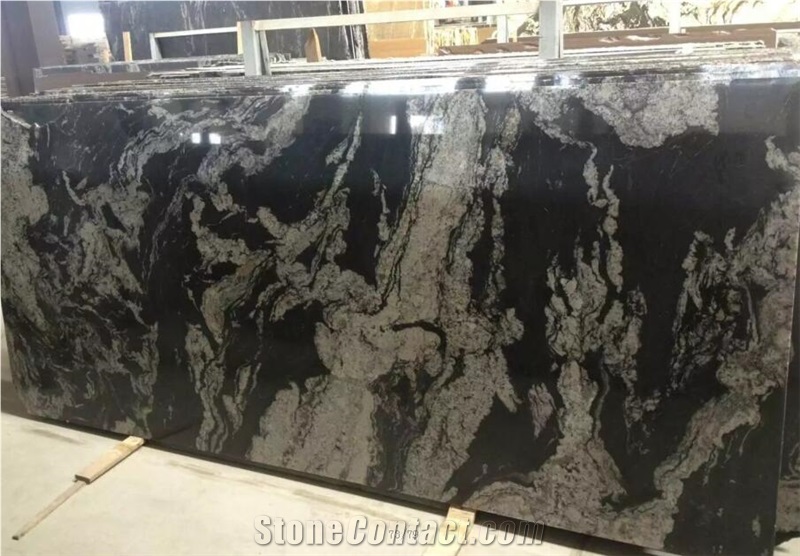 Learher Finish Fantasy Black Marble,Wall Cladding,Building Ornaments