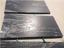 Nero Juparan Granite Tiles in Leather Finishing