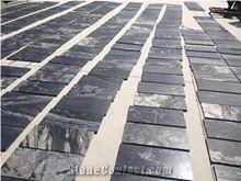 Nero Juparan Granite Tiles in Leather Finishing