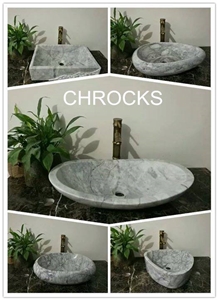White Marble Wash Basin and Bathroom Sink/ Natural Stone Wash Basin and Bathroom Sink/ Washbasin / Bathroomsink