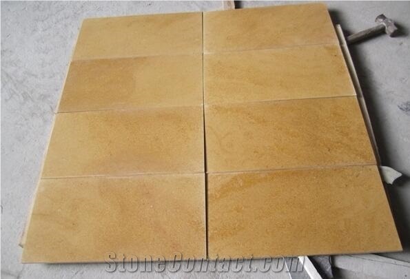 Armenia Gold Limestone Tiles & Slabs, Yellow Limestone Slabs & Tiles Cut Finish