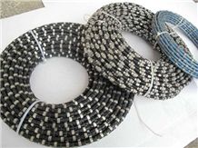 China 11.5mm Rubberized Diamond Wire Saw for Granite Quarry