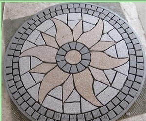 Round Granite Pavers Pattern