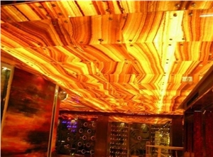 Translucent Onyx Glass Panel