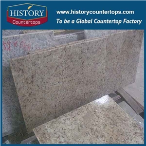 2017 Low Price Hot Sale Giallo Ornamental Granite, Yellow Granite Tiles for Stairs and Countertop, Vanity Tops Granite Tile &Slab for Sale
