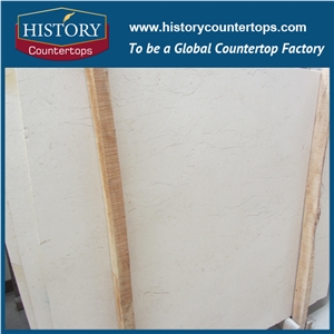 2017 New Style Own Factory High Quality Cheapest Polished Century Beige Marble Slabs & Tiles & Cut-To-Size for Floor Covering and Wall Cladding, Turkey Beige Marble for Project/Hotel/House