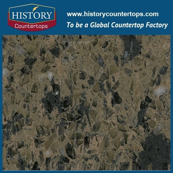 Balkal Quartz Series,Brown Ardour Volga MultiColored Quartz Surface