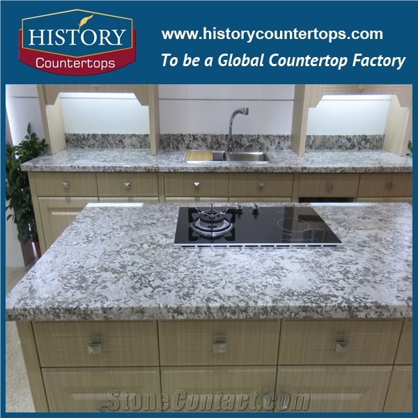 Brazil Aran White Granite Natural Stone, Building Solid Surface Countertops