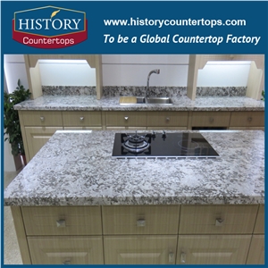 Brazil Aran White Granite Natural Stone, Diamond White Brazil Granite Building Materials for Kitchen Countertops Option, Solid Surface