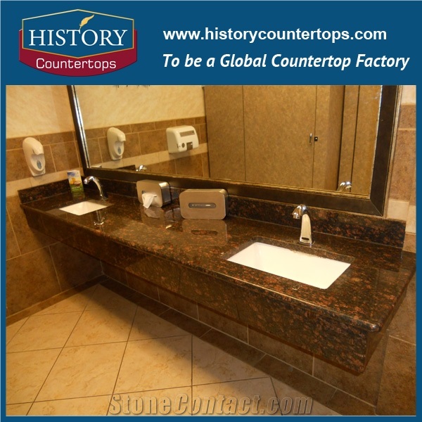 Brown India Tan Granite Polished, What Is The Standard Size Of A Bathroom Vanity Top