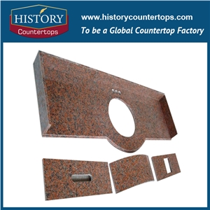 China Maple Leaf Granite Copperstone Wholesale for Polished Bath Countertops