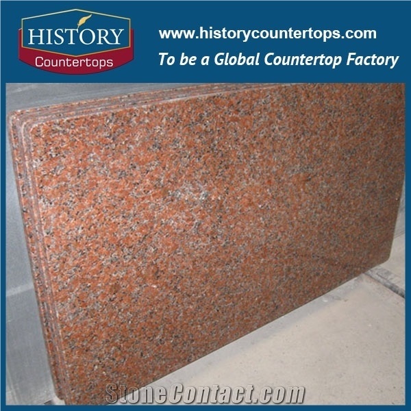 China Maple Red G562 Granite 60x60 Tiles and Big Slabs Customized Size Polished Sandblasted, Tumbled Finishing