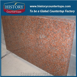 China Maple Red G562 Granite 60x60 Tiles and Big Slabs Customized Size Polished Sandblasted, Tumbled Finishing