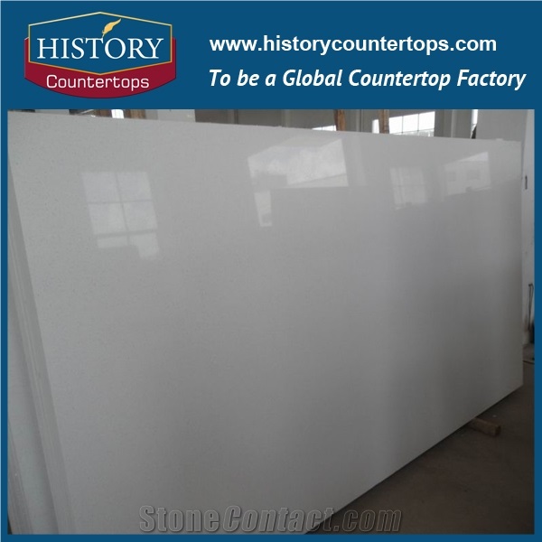 Chinese Pure White Quartz Stone Type for Polished Kitchen Countertops,Polishing Batheroom Vanity Tops,Slabs&Tiles,Worktops,Island Top