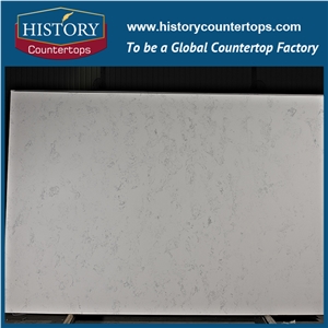 Chinese White Torquay Quartz Polished Slab & Tile for Wall and Floor, High Quality in China