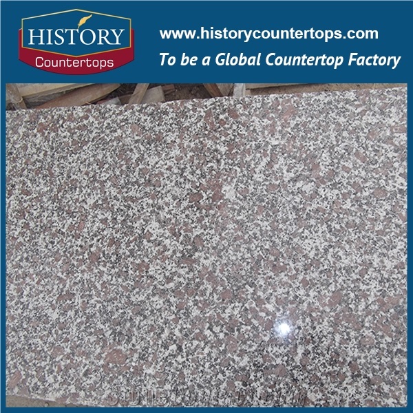 G608 Beautiful Ceramic Granite for Paving / Floor / Wall Snow Plum Purple Granite Wall Floor Tiles Polished Price