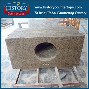 Granite Tropic Desert Stone Custom Bathroom Worktops, Vanity Tops, Countertops, Cheap Chinese Granite