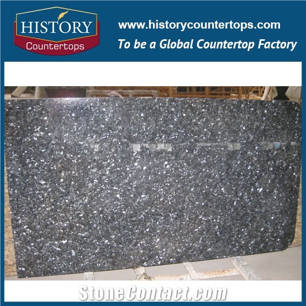 Larvik Silver Pearl Granite, Cut to Size, Granite Slabs & Tile, Low Price and High Quality Blue Granite for Wall Cladding or Floor Covering