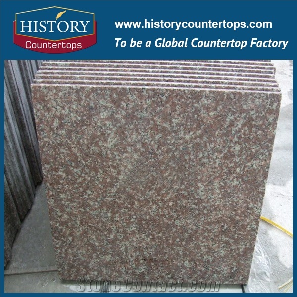 Low Price&Own Quarries Granite Slab and Tile G687 Peach Blossom Red Gutian Polished Flooring Tile