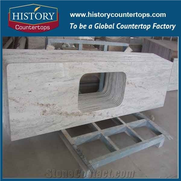 River White or Thunder White Granite Counter Top Materials from Brazil, Granite Polishing Solid Surface with High Quality & Cheap Good Option for Kitchen Countertops