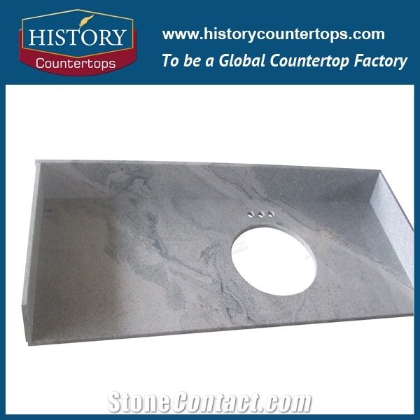 Viscont White Granite Bath Tops White Color Natural Granite