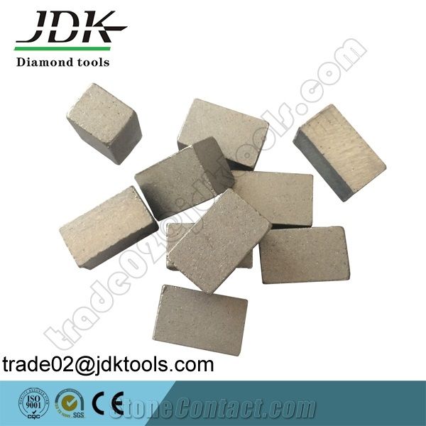 Jdk Diamond Segment for Circular Saw Blades,Stone Cutting Segments,Block Cutting Blade/Segments for Ameraica Blue Stone and Sandstone Cutting Tools